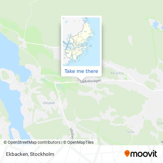 Ekbacken map