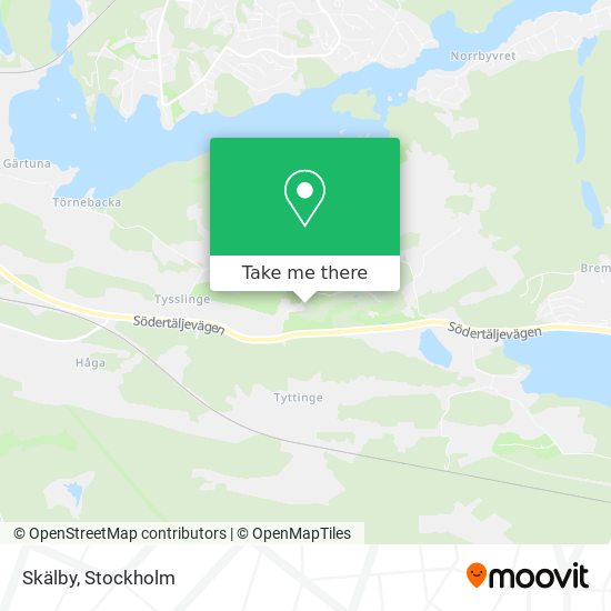 Skälby map