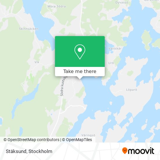 Stäksund map