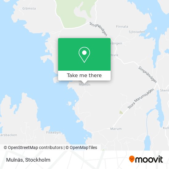 Mulnäs map