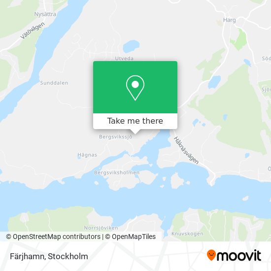 Färjhamn map