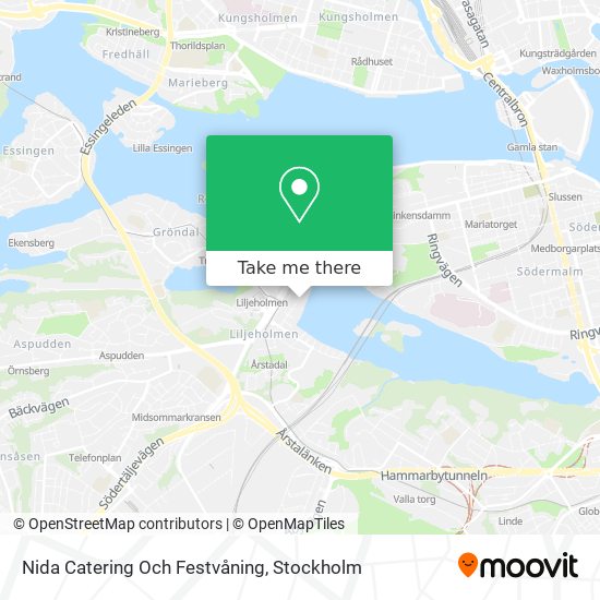 Nida Catering Och Festvåning map