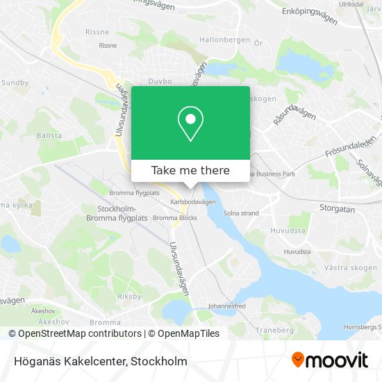 Höganäs Kakelcenter map