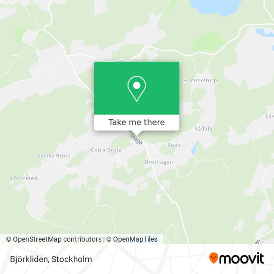 Björkliden map