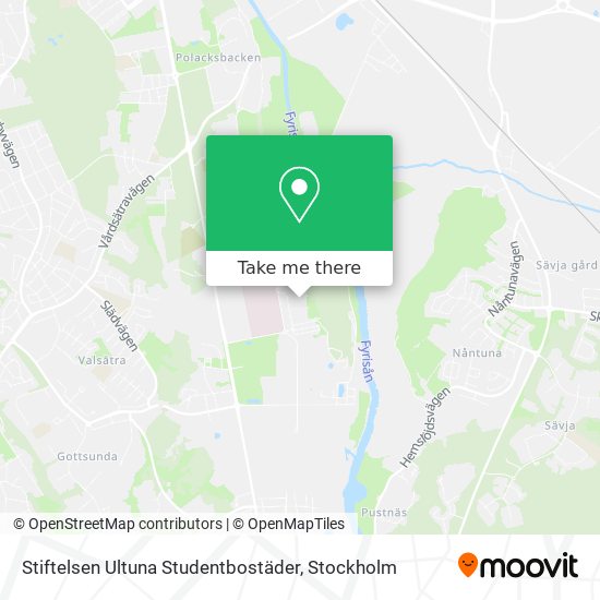 Stiftelsen Ultuna Studentbostäder map