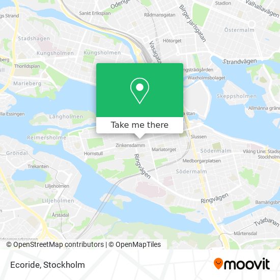 Ecoride map