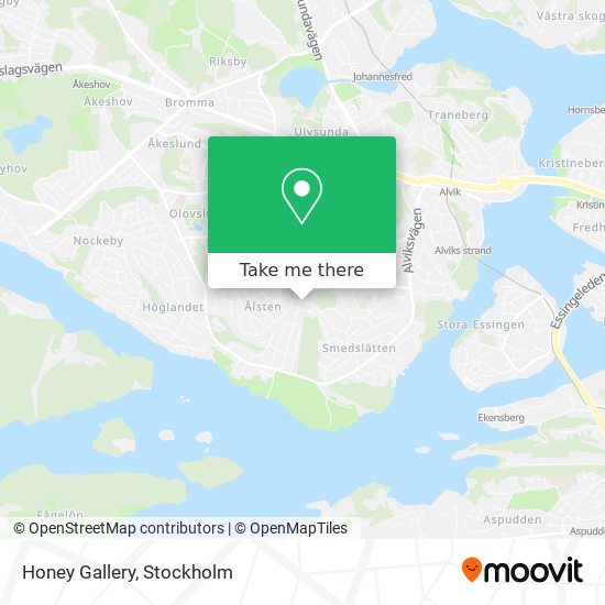 Honey Gallery map