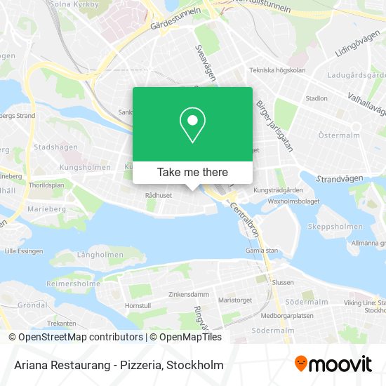 Ariana Restaurang - Pizzeria map