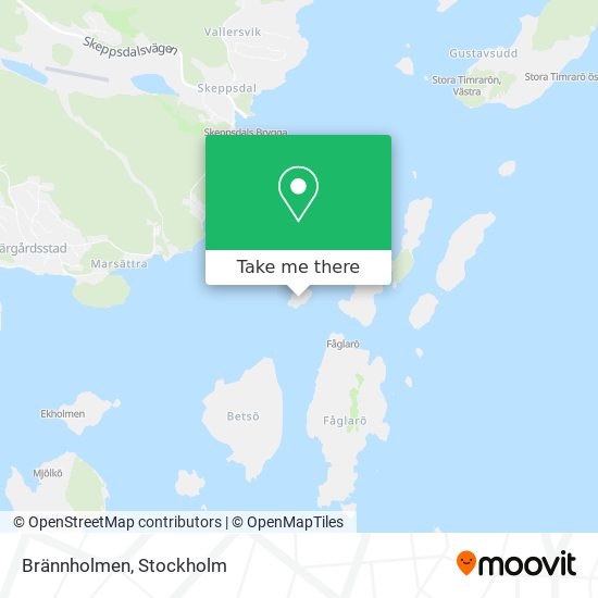 Brännholmen map