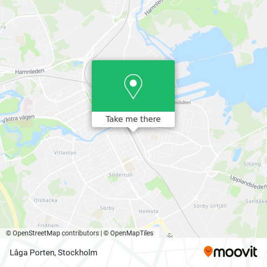 Låga Porten map