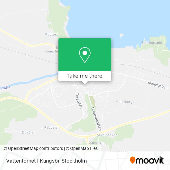 Vattentornet I Kungsör map