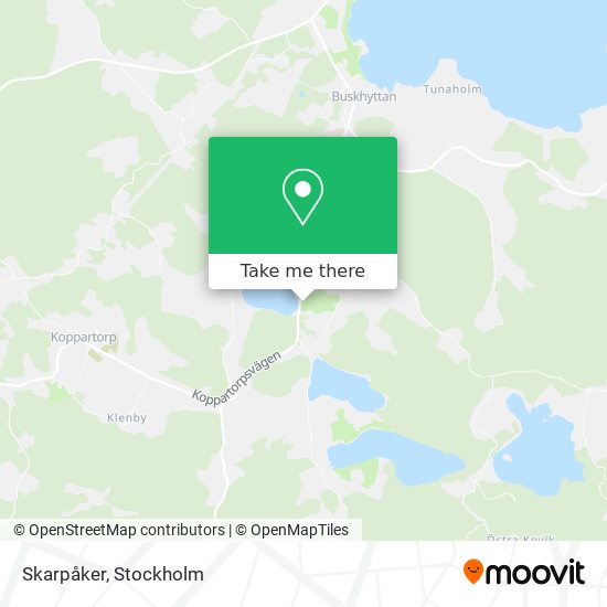 Skarpåker map