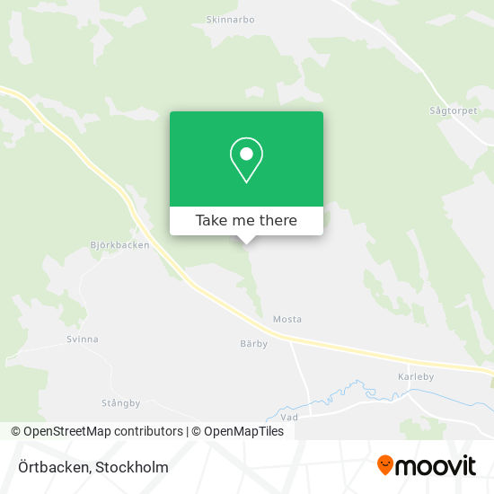 Örtbacken map