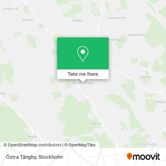 Östra Tängby map