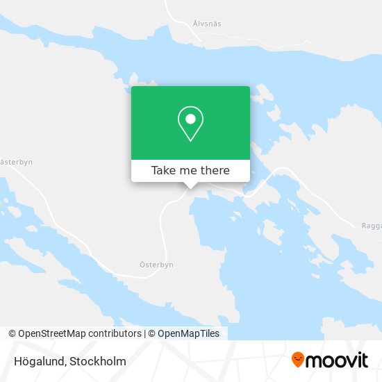 Högalund map