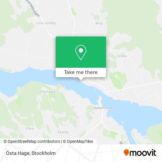 Östa Hage map