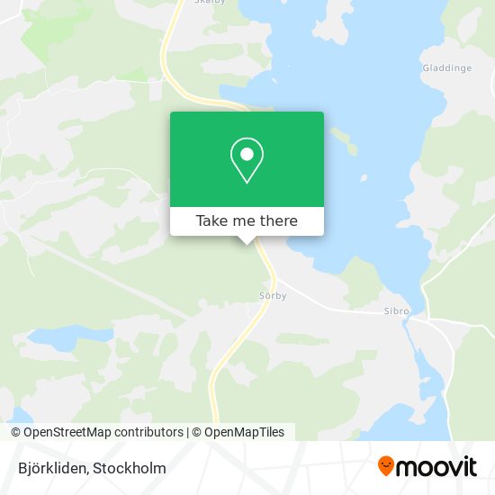 Björkliden map