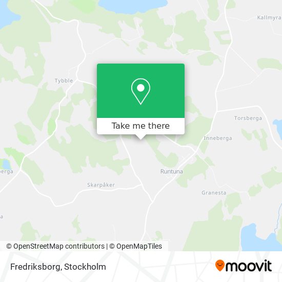 Fredriksborg map