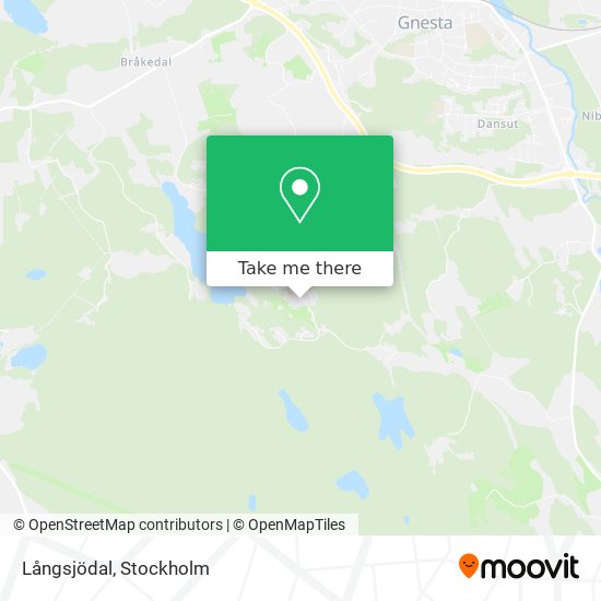 Långsjödal map