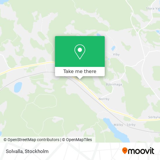 Solvalla map