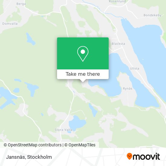 Jansnäs map