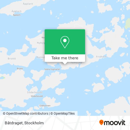 Båtdraget map