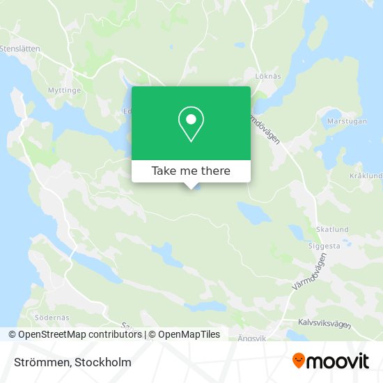 Strömmen map