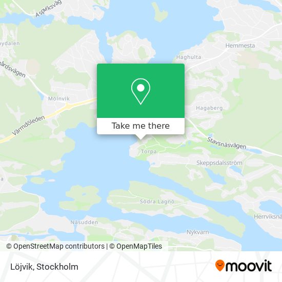 Löjvik map