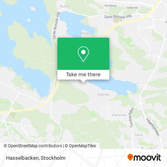 Hasselbacken map