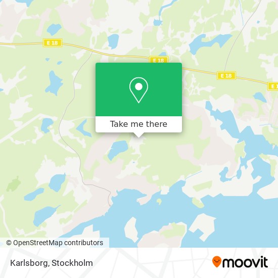 Karlsborg map