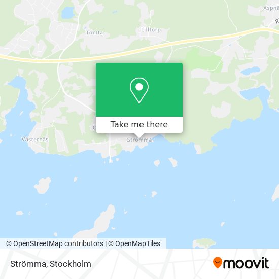 Strömma map