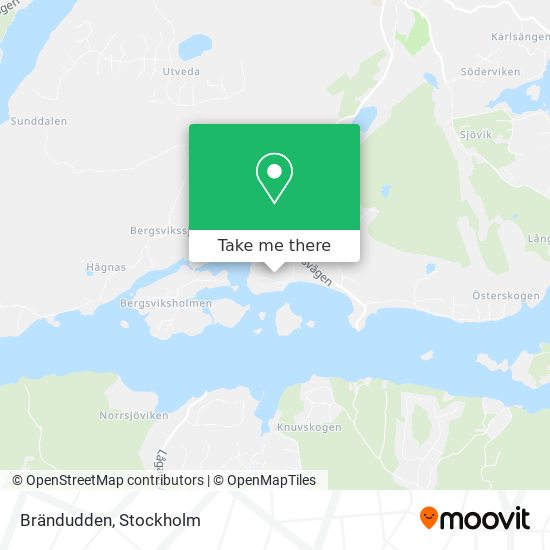 Brändudden map