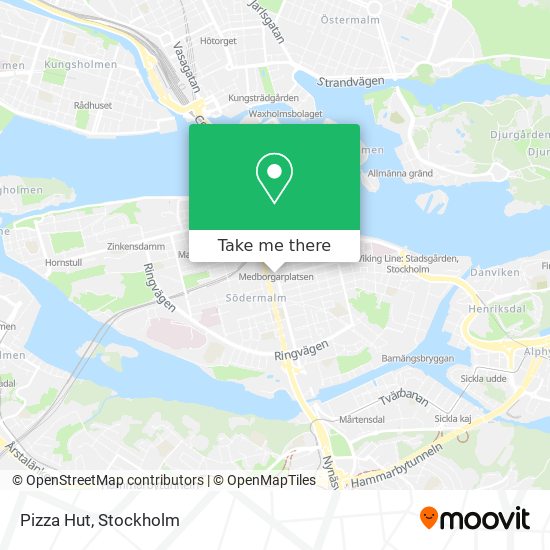 Pizza Hut map