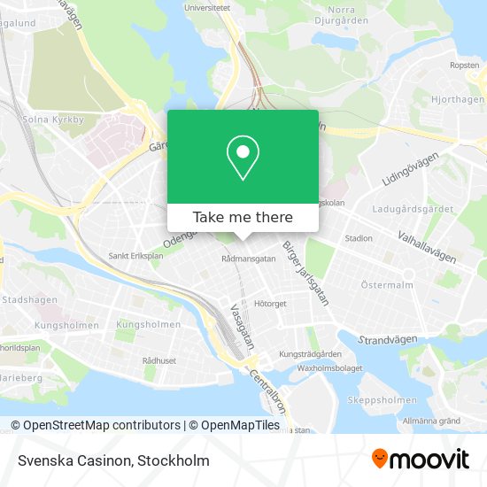 Svenska Casinon map