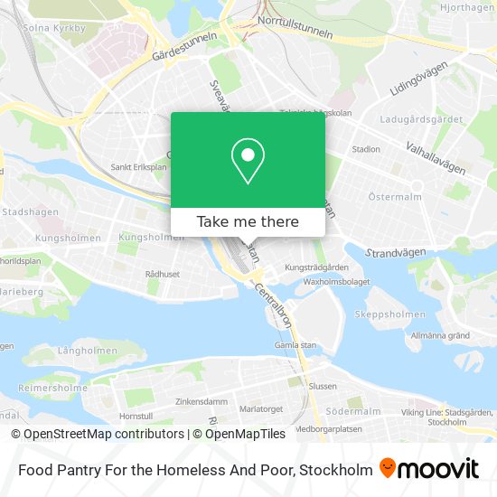 Food Pantry For the Homeless And Poor map