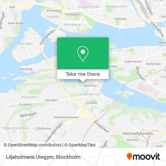 Liljeholmens Utegym map