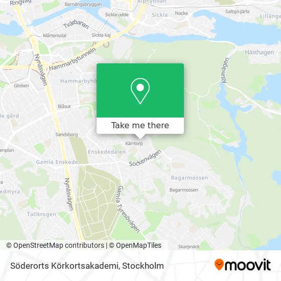 Söderorts Körkortsakademi map