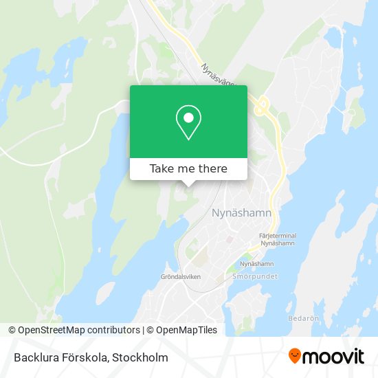 Backlura Förskola map