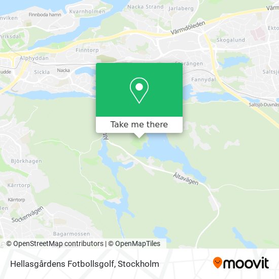 Hellasgårdens Fotbollsgolf map