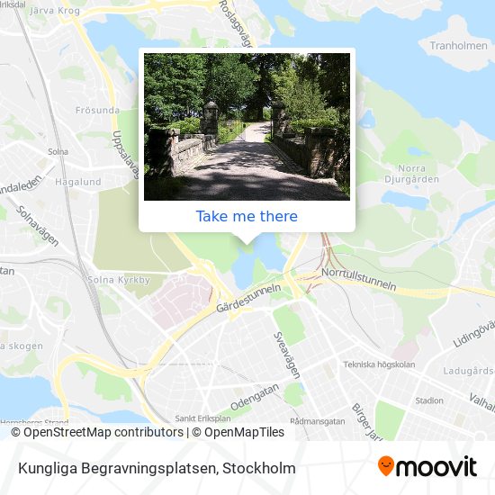 Kungliga Begravningsplatsen map