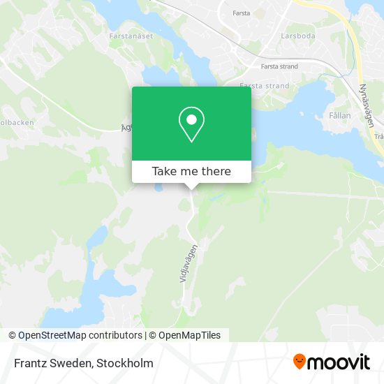 Frantz Sweden map