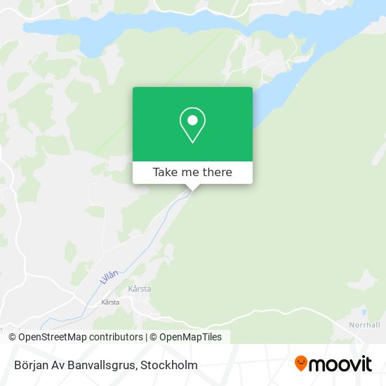 Början Av Banvallsgrus map