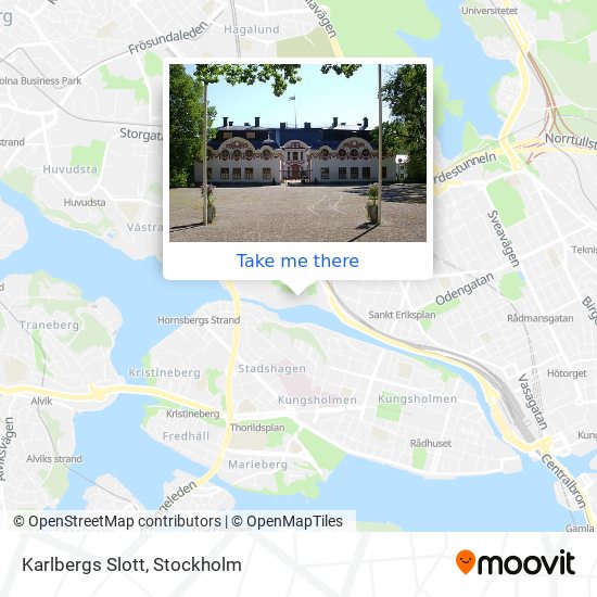 Karlbergs Slott map