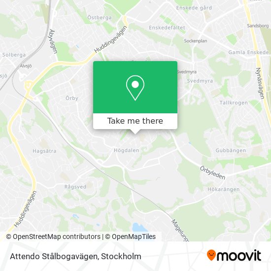Attendo Stålbogavägen map