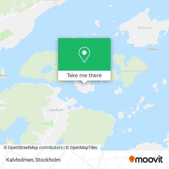 Kalvholmen map