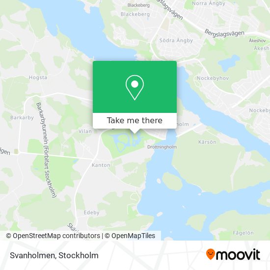 Svanholmen map