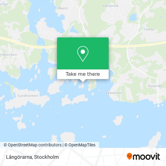 Långörarna map