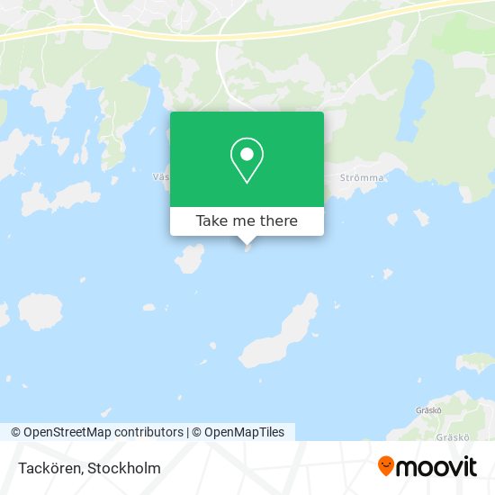 Tackören map