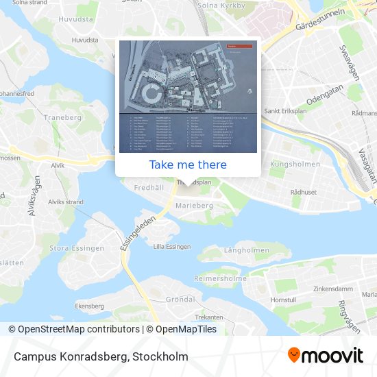 Campus Konradsberg map