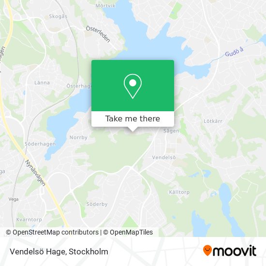 Vendelsö Hage map